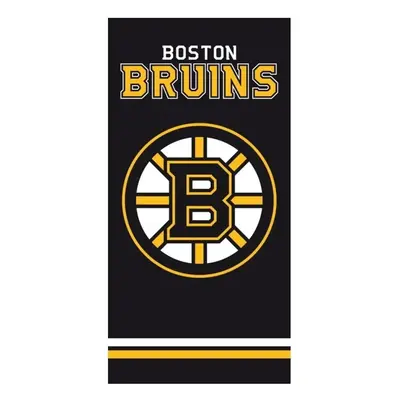 Hokejová bavlněná osuška NHL Boston Bruins - motiv Black - 100% bavlna - 70 x 140 cm - II. jakos