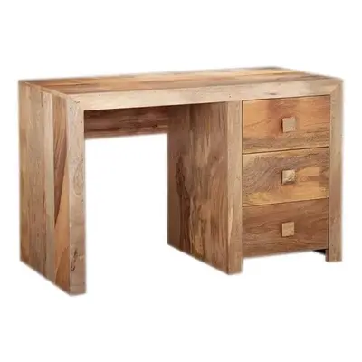 furniture-nabytek.cz - Dřevěný psací stůl masiv mango 130x76x70