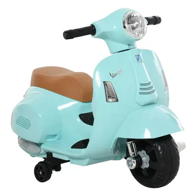 HOMCOM VESPA elektrická motorka dětská motorka elektrické vozidlo 18-36 měsíců 3 km/h LED světlo