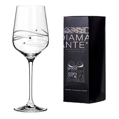 Diamante sklenice na červené víno Spiral 450 ml 1KS