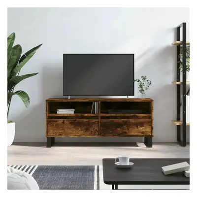 TV skříňka kouřový dub 100 x 34,5 x 44,5 cm kompozitní dřevo