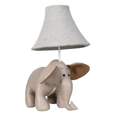 Dětská stolní lampa slon šedá - Bobby