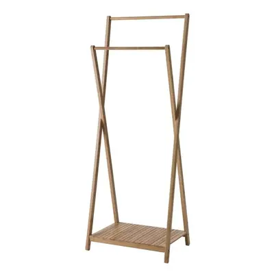 Bambusový věšák na oblečení Compactor Stender Bamboo - dvojitý 60 x 34 x 142/162cm