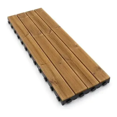 Dřevěná dlažba Linea CombiWood 40 x 118 x 6,5 cm, přírodní dřevo