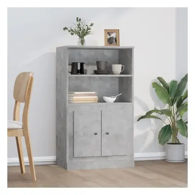 Skříň highboard betonově šedá 60x35,5x103,5 cm kompozitní dřevo