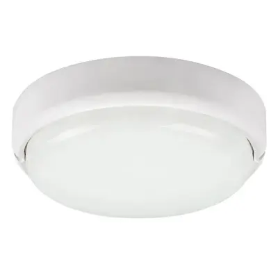 Rabalux 7406 venkovní/koupelnové nástěnné/stropní LED svítidlo Hort, bílá