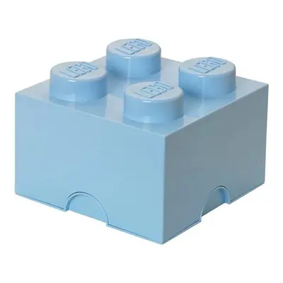 Světle modrý úložný box čtverec LEGO®