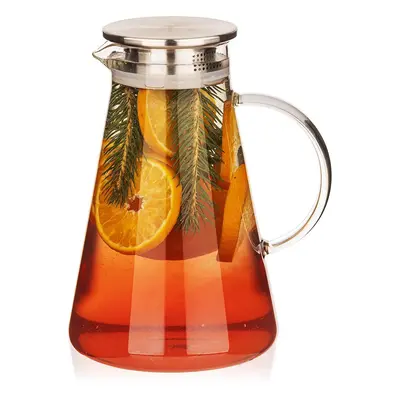 4Home Skleněný džbán s víčkem Jug Hot&Cool, 1,8 l