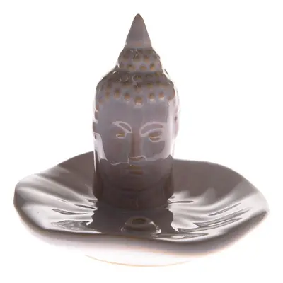 Keramický stojan na vonné tyčinky Buddha květ, 10,5 x 9 x 10,5 cm