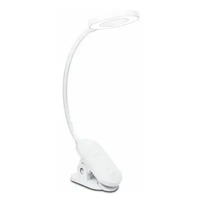 Philips 8720169194397 stolní LED lampa s klipem Forys, bílá, 1x 5 W 200lm 4000K IP20