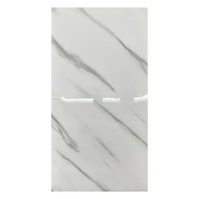 PVC panel dlaždice AR-01 Mramor bílý (60x30cm) samolepící