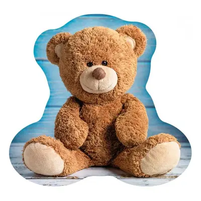 Tvarovaný 3D polštář Medvídek Teddy - 37 x 36 cm