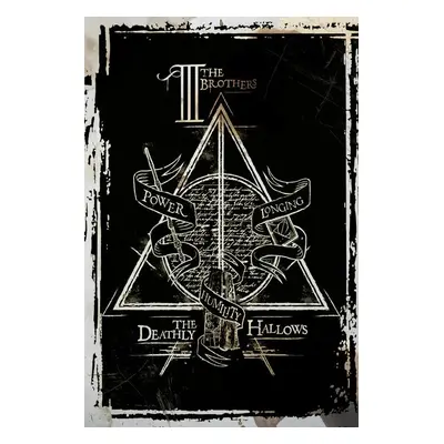 Umělecký tisk Harry Potter - Deathly Hallows Graphic