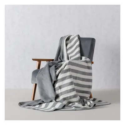 Deka Cotton Cloud 150x200cm Gray Stripes