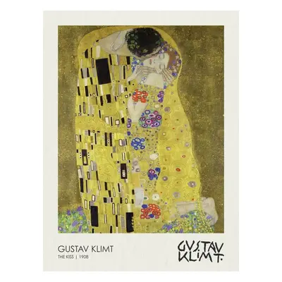 Obrazová reprodukce Polibek (1908), Gustav Klimt