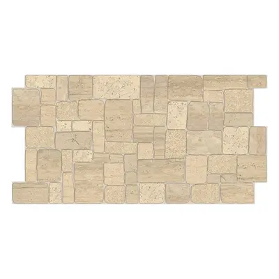 GRACE Obkladový 3D PVC panel Limestone tmavý 980х498 mm