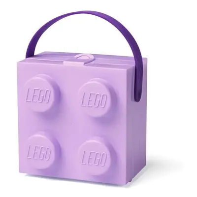 Fialový úložný box s rukojetí LEGO®