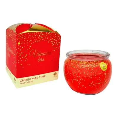 Arome Svíčka ve skle a flower boxu, Christmas time, 90 g