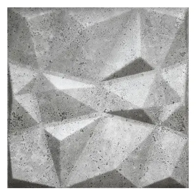 3D panel 0043, rozměr 50 cm x 50 cm, DIAMANT šedý, IMPOL TRADE