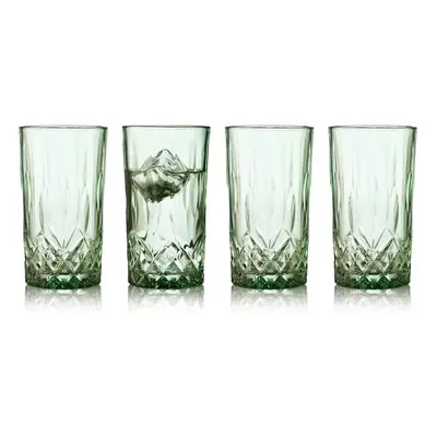 Lyngby Glas Sada sklenic Highball Sorrento 38 cl (4 ks) Green