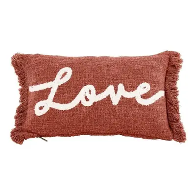 Dekorační polštář 50x30 cm Cotton Slub Love - Tiseco Home Studio