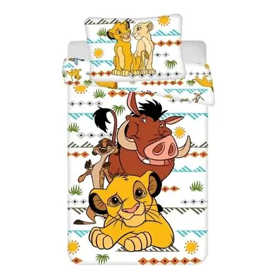 Jerry Fabrics povlečení bavlna Lion King Afrika 140x200+70x90 cm