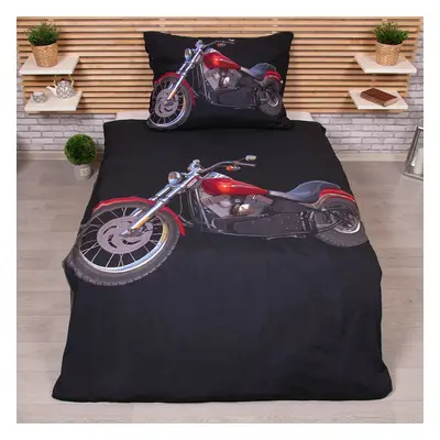 TP 3D povlečení 140x200+70x90 - Motorbike