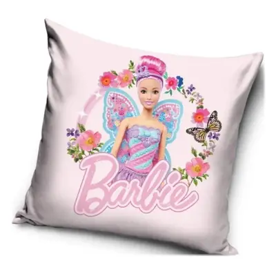 Polštář Barbie - motiv Motýlí princezna - 40 x 40 cm