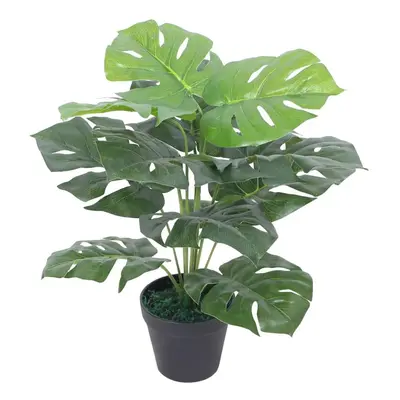 Umělá rostlina monstera s květináčem 45 cm zelený