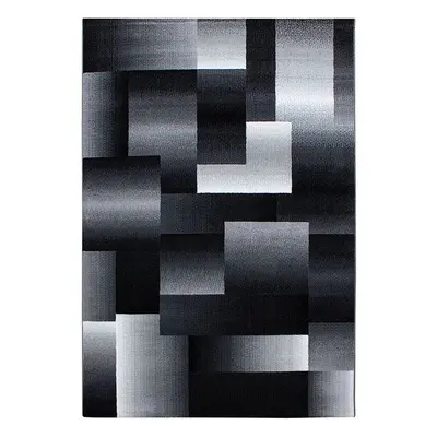 Breno Kusový koberec MIAMI 6560 Black, 120x170 cm, Šedá/Vícebarevné