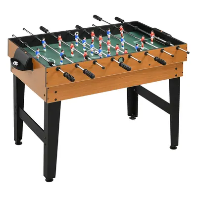 HOMCOM 4 in 1 Multigame Spieletisch, Partyspieltisch mit Tischtennis, Kicker, Billard, Tischhock