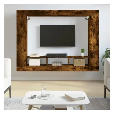 TV skříňka kouřový dub 152 x 22 x 113 cm kompozitní dřevo