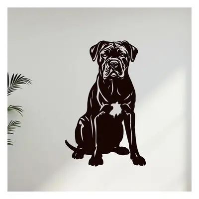 dřevo života Dřevěný obraz Cane Corso Rozměry (cm): 39x60, Zvolte barvu dekoru: Černá