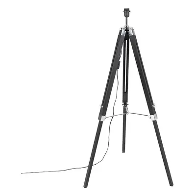 Venkovní stojací lampa černá bez stínidla - Tripod