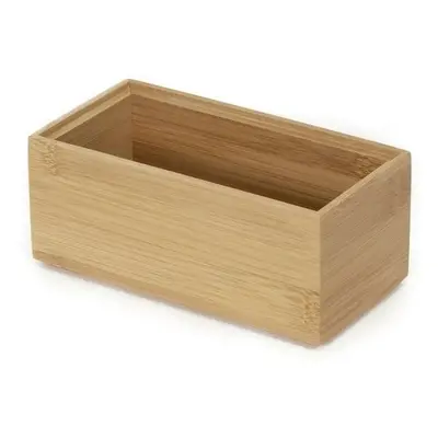 Organizér Compactor Bamboo Box, 15 x 7,5 x 6,5 cm, přírodní dřevo