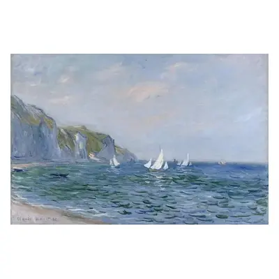 Obrazová reprodukce Cliffs and Sailboats at Pourville, Monet, Claude