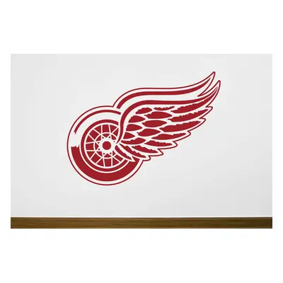 Lepy.cz Samolepka na zeď Detroit Red Wings Velikost (šířka x výška): 50x37cm, Barevná varianta: 