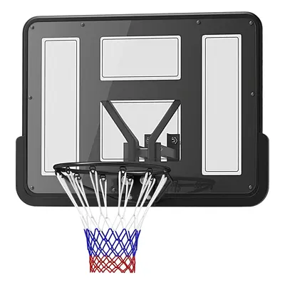 SPORTNOW Basketballkorb mit Rückwand für Outdoor & Indoor, Basketballbrett mit Ø45 cm Stahlkorb 