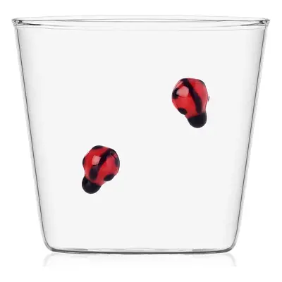 Ichendorf Milano designové sklenice na vodu Garden Pic Nic Tumbler Ladybugs