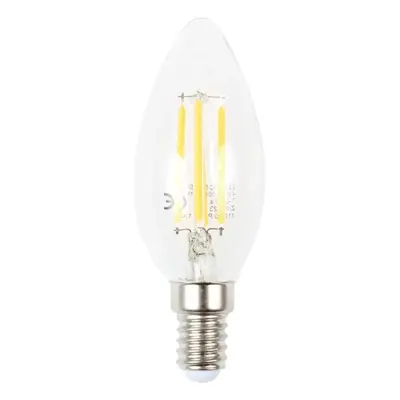 LED žárovka svíčka Filament 4W E14 stmívatelná - T-LED - LED diodové žárovky > Retro LED žárovk