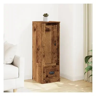 Skříň highboard old wood 36 x 35,5 x 103,5 kompozitní dřevo