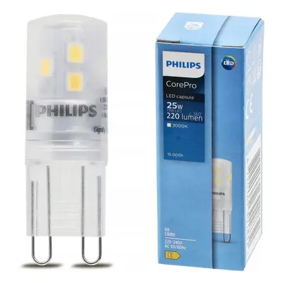 PHILIPS LED žárovka - G9 - 1,9W - 220Lm - teplá bílá Corepro Premium