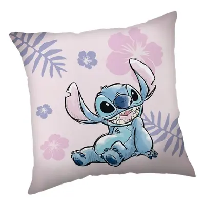 Jerry Fabrics Polštářek Lilo and Stitch Pink, 35 x 35 cm