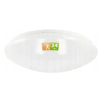 ECOLIGHT LED plafond pro povrchovou montáž se senzorem pohybu - 24W