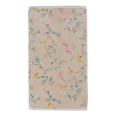 Pip Studio ručník Les Fleurs 70x140cm, khaki