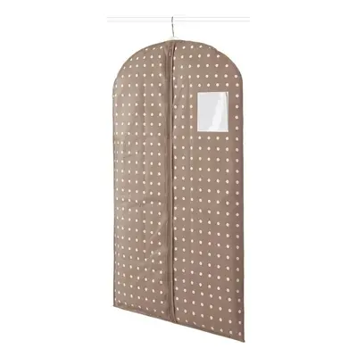 Béžový obal na šaty Compactor Dots, 100 cm