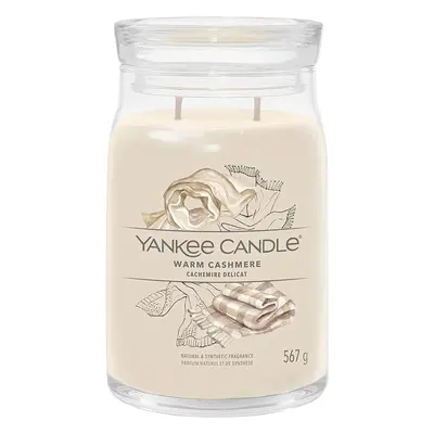 Yankee Candle vonná svíčka Signature ve skle velká Warm Cashmere 567 g