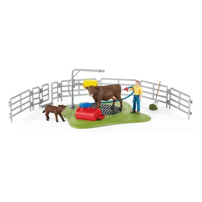 Schleich 42529 Mycí kout pro dobytek, 29 cm