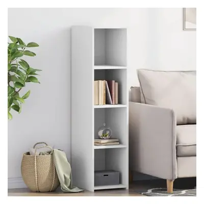 Skříň highboard bílá 30 x 41 x 124 cm kompozitní dřevo