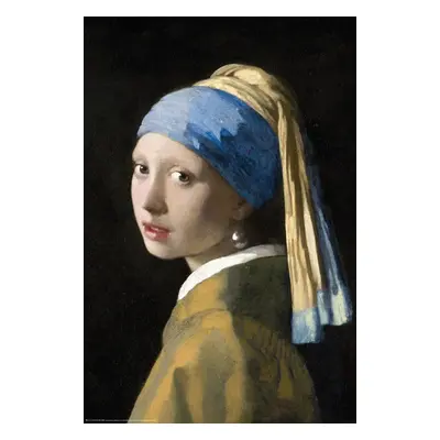 Plakát, Obraz - Girl with a pearl, Jan Vermeer